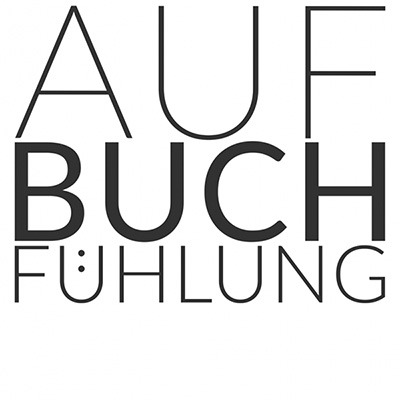 Logo mit Schriftzug "Auf Buchfühlung"