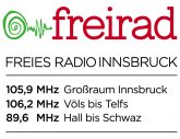 FREIRAD Logo und Frequenzen