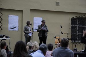 Präsentation wörter-pracht-fracht_Christine Prantauer und Barbara Hundegger